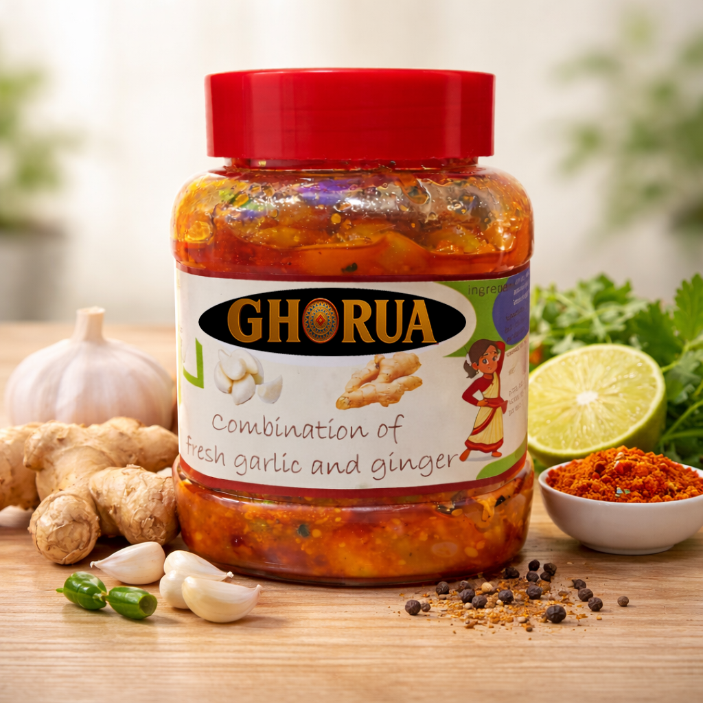 COMBINATION OF FRESH GARLIC AND GINGER