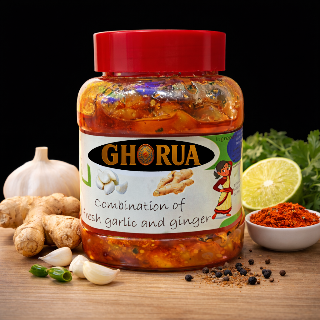 COMBINATION OF FRESH GARLIC AND GINGER